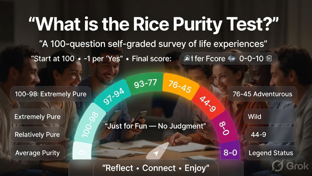 What is the Rice Purity Test? Complete Guide 2026